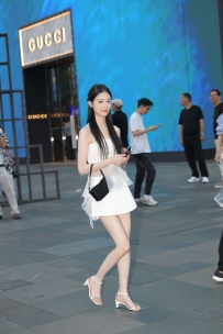 【精选街拍】Vol.3758 甜美白色连衣裙 [81P+1V-2.40GB]